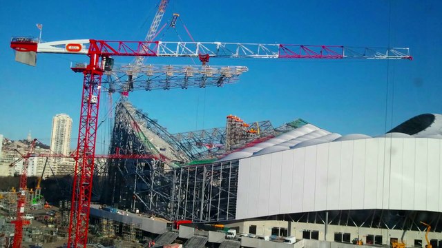Timelapses Vélodrome levage colis