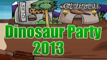 Club Penguin- Dinosaur Party [January 2013]