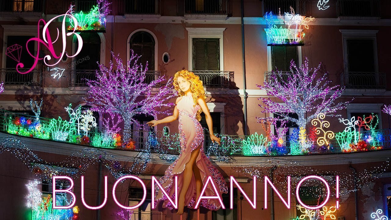 Buon 2014! I miei auguri un pò speciali per un Felice Anno Nuovo -   Luci d'Artista - Salerno