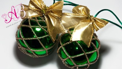 DIY Tutorial | Come rivestire una pallina di Natale con perline di conteria