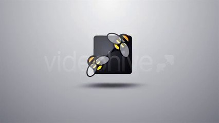 Wiggly rotation logo opener - After Effects Template