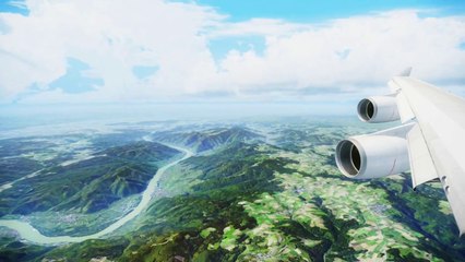 FSX Saudi Boeing 747 Landing @ Vienna ( HD )