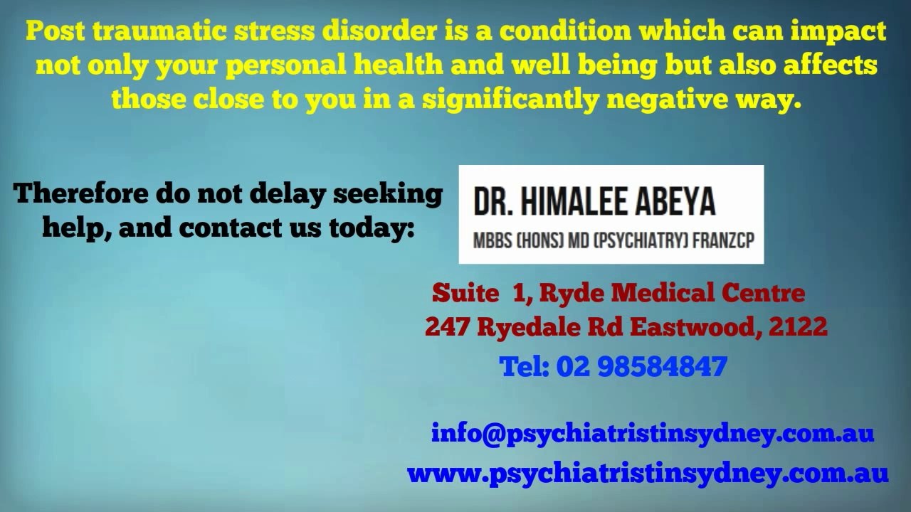 Post-Traumatic Stress Disorder (PTSD)