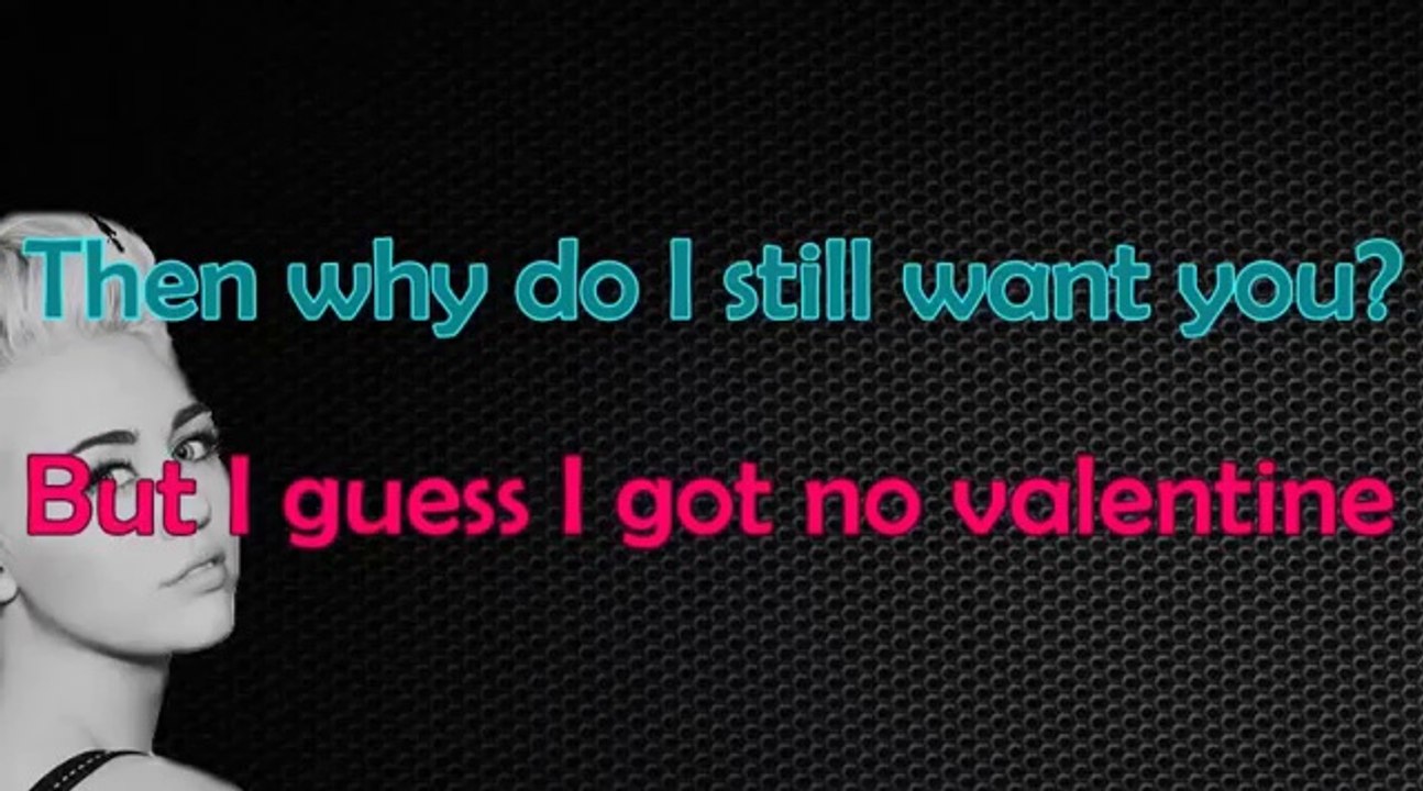 Miley Cyrus - Drive (Karaoke/Instrumental) with lyrics