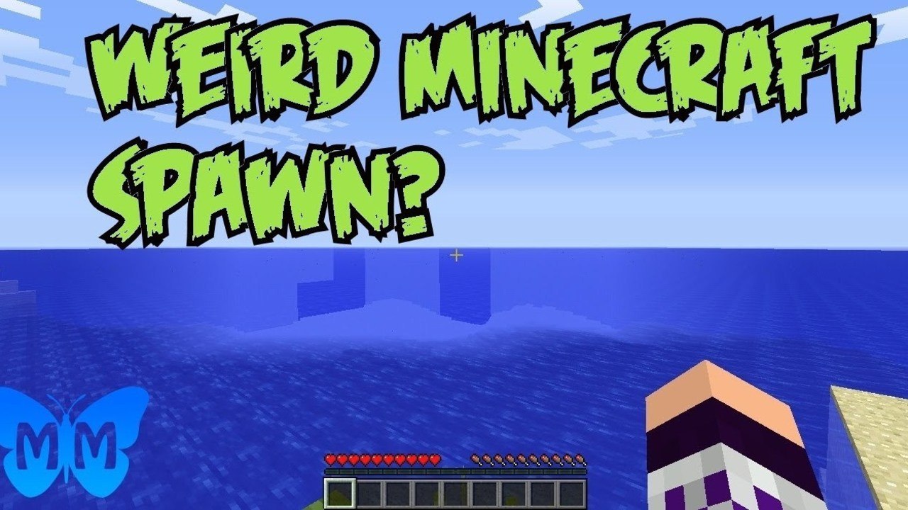 WTF WEIRD MINECRAFT SPAWN