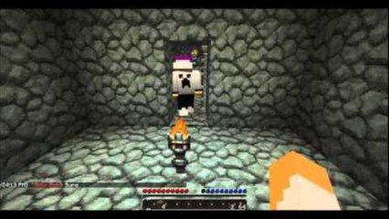 Minecraft: Grandma's Birthday Map with Sebby: Cookies, Ladder's & Spongebob #1