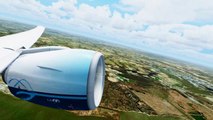 FSX PMDG Boeing 777 Takeoff Test ( HD )