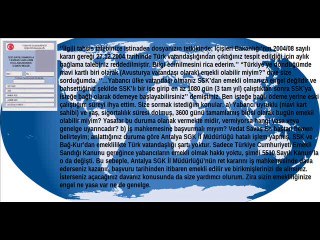 MAVİ KART EMEKLİLİK