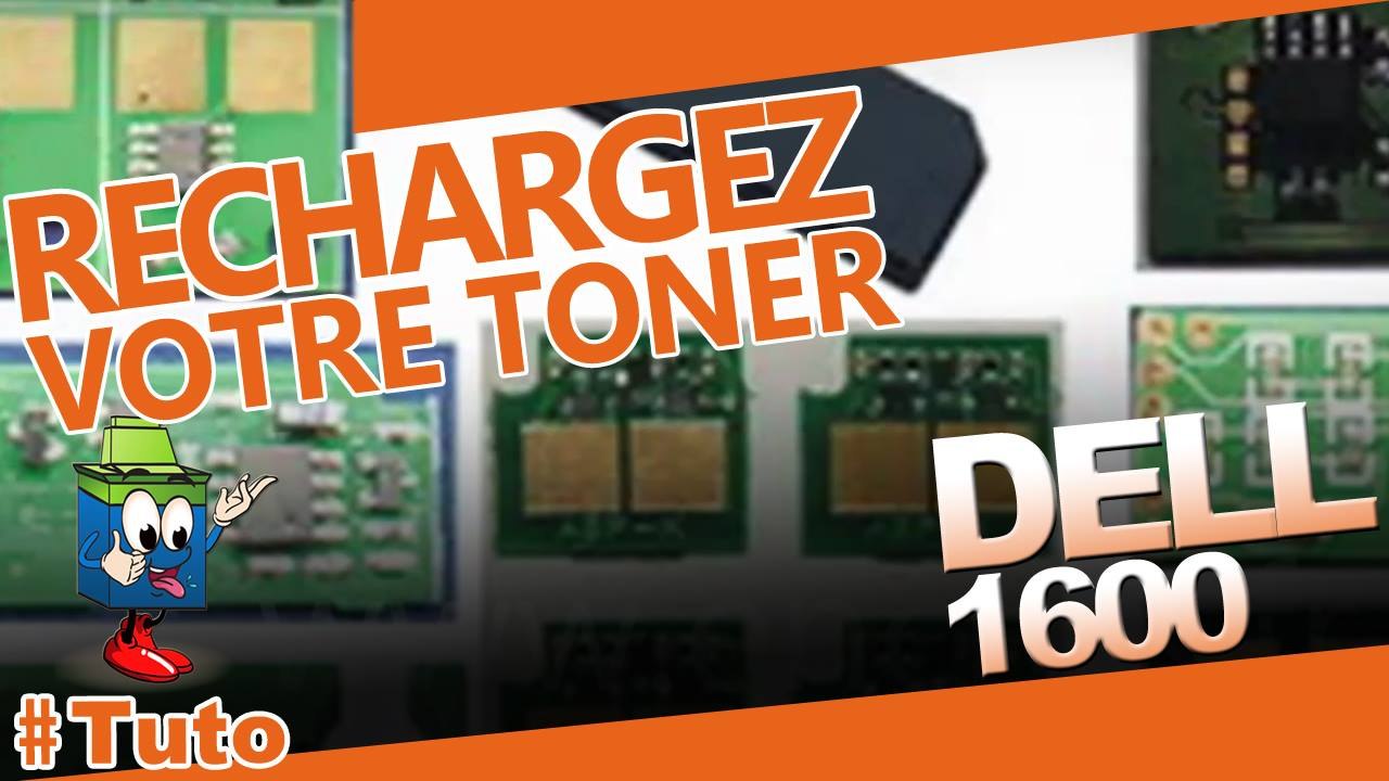 Comment recharger une cartouche toner Dell 1600