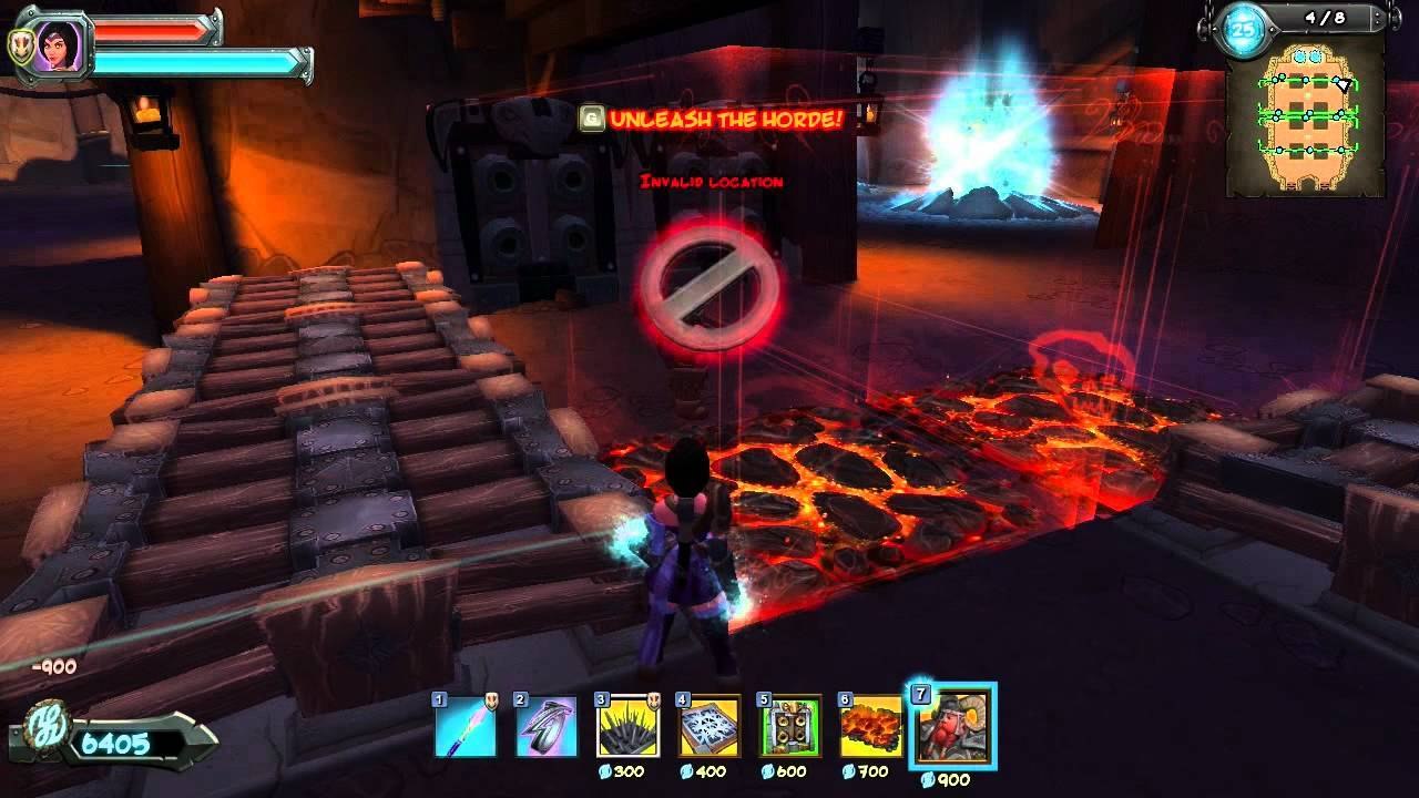 Orcs Must Die 2 Sorceress Playthrough - The Big Valleys