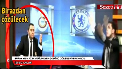 Burak yilmaz'in verilmeyen golünü gören spiker dondu