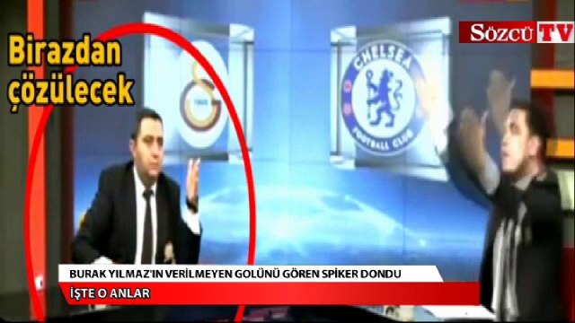 Burak yilmaz'in verilmeyen golünü gören spiker dondu