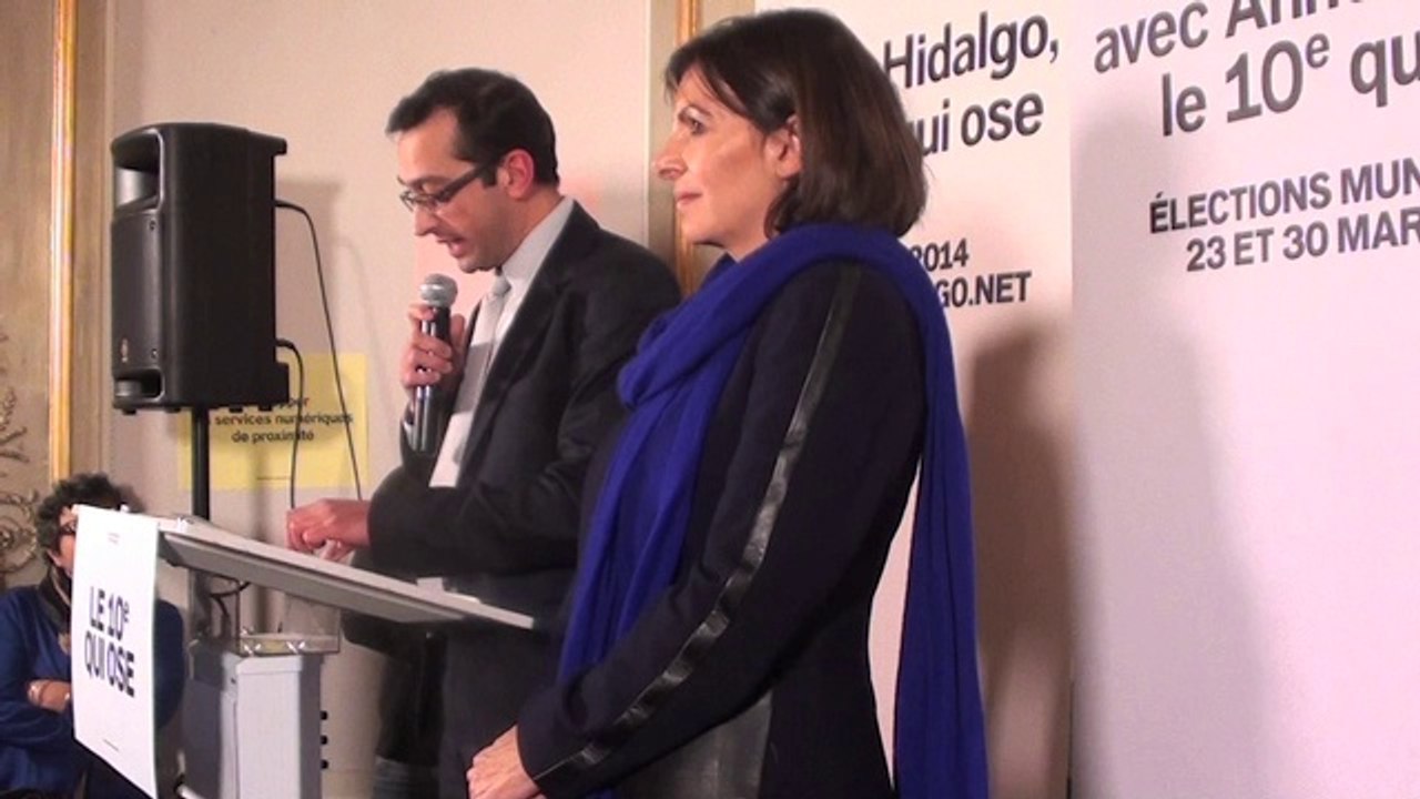 Municipales 2014 - Rémi Féraud - Présentation du projet pour le 10e au théâtre du Gymnase - 5 février 2014