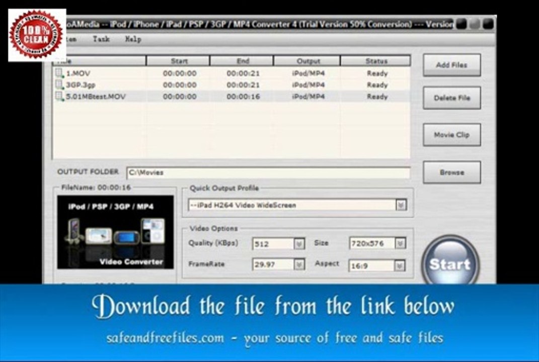 Get AoA iPod iPad iPhone PSP Converter 4.1.2 Activation Code Free
