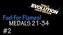 Trials Evolution Gold Edition #2 - Fuel For Flames! Medals 21 - 34!