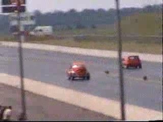 Gt turbo vs Volks Carocha drag race