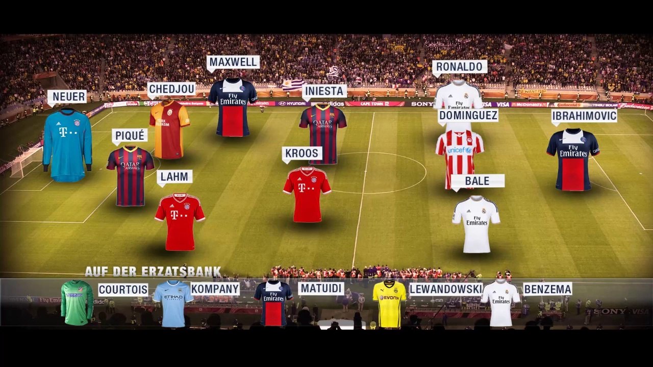 Champions League: Die Top-Elf des ersten Achtelfinal-Spieltags