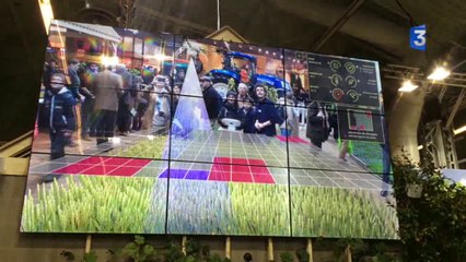 SIA 2014 : Démonstration virtuelle d'un drone agricole