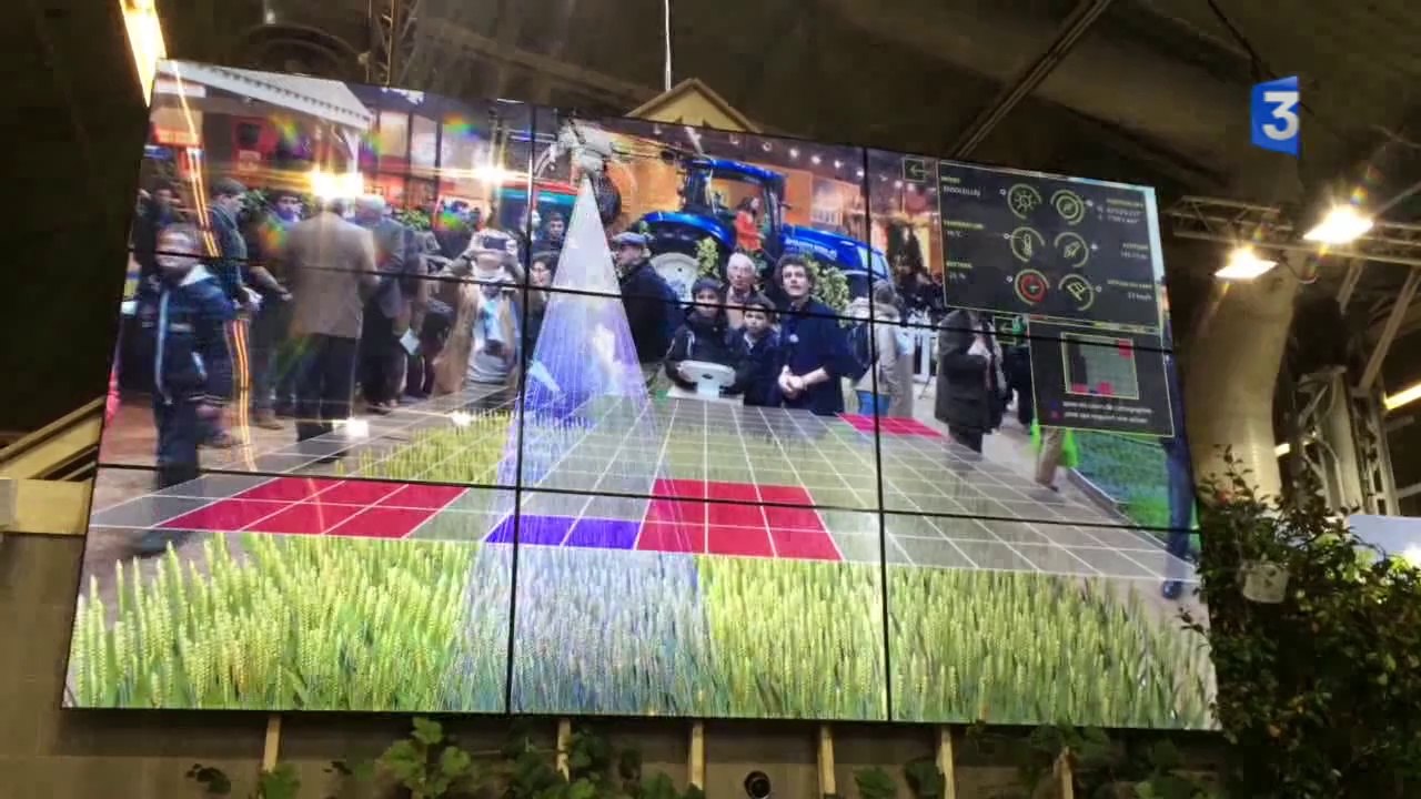 SIA 2014 : Démonstration virtuelle d'un drone agricole