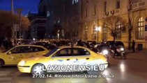 Il ritrovo dei tifosi della Lazio a Sofia