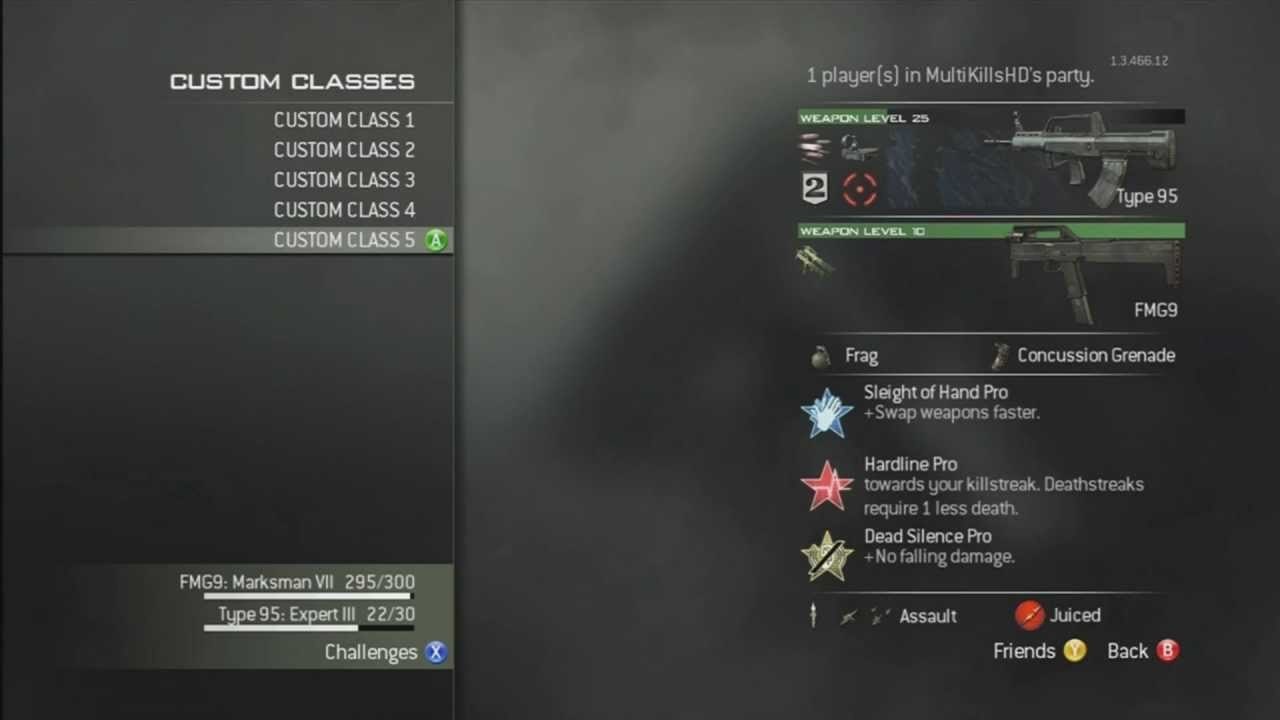 Modern Warfare 3 Custom Classes Setup