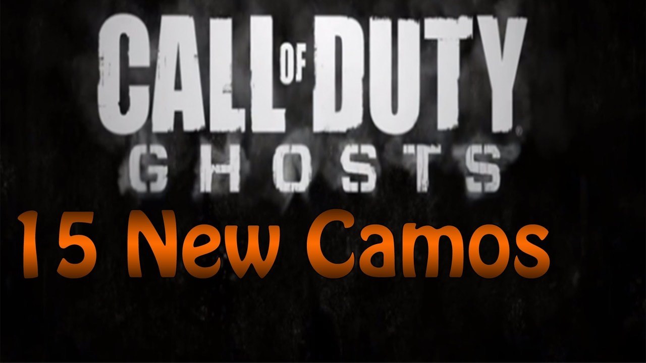 Call of Duty Ghosts - "15 New Hidden Camos"