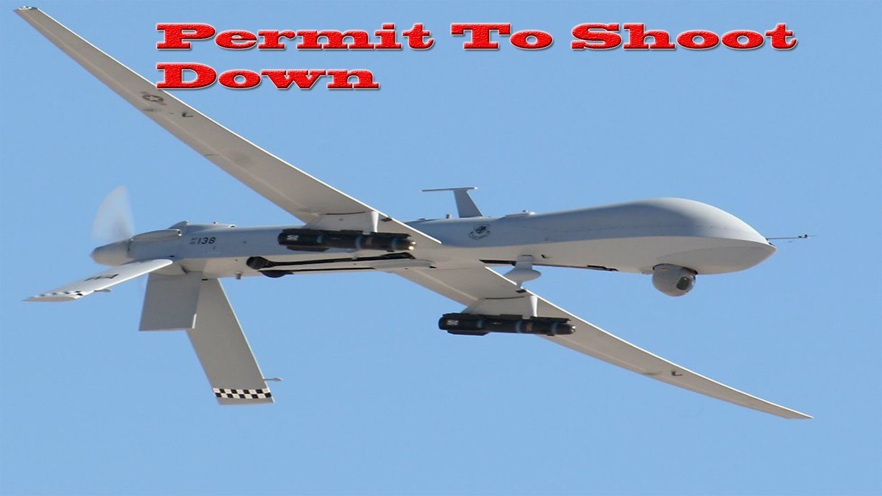 Permit To Shoot Down Spy Drones?