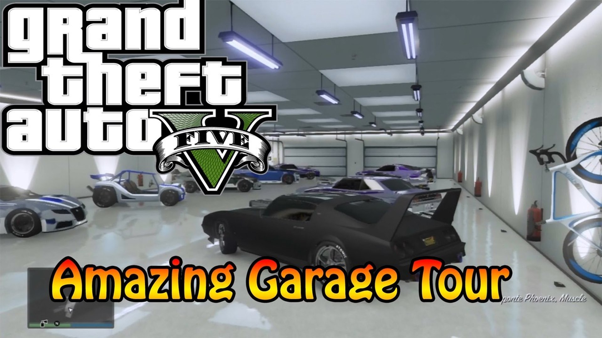 Gta 5 Online Amazing Updated Garage Tour Gta V Video Dailymotion