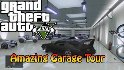 GTA 5 Online - Amazing Updated Garage Tour (GTA V)