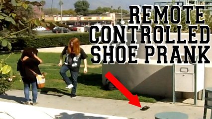 The REMOTE CONTROL SHOE PRANK