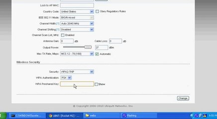 Configuration of UBNT Rocket M2