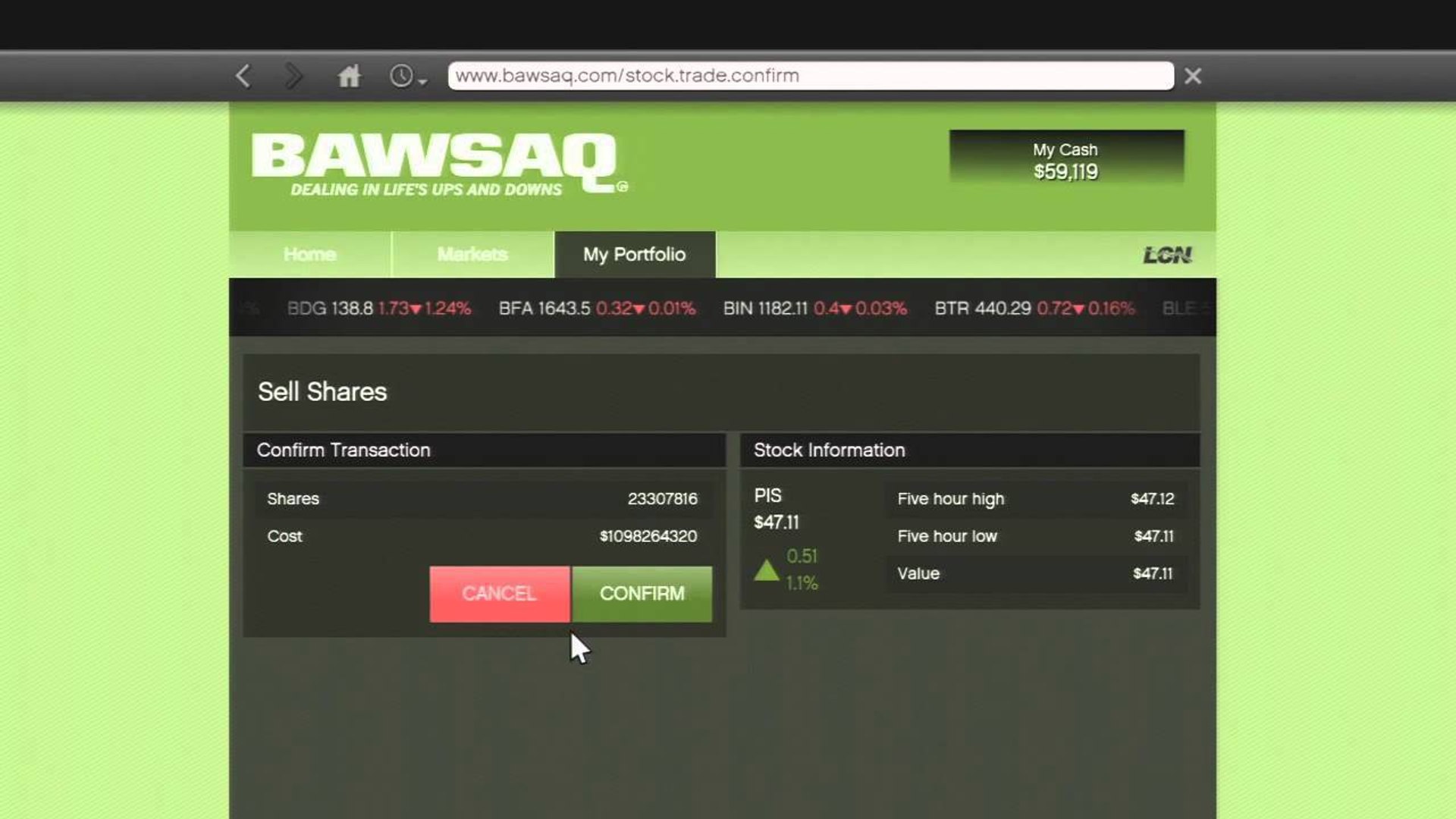 ⁣GTA 5 - GTA 5 Huge Stock Market Profit