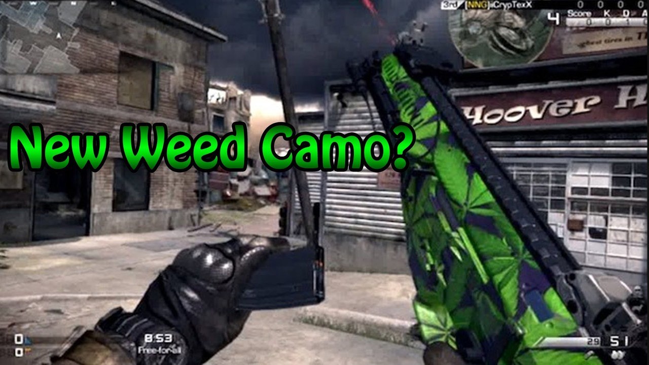 Call of Duty: Ghosts - Leaked New "Weed" Camo - Hidden Camos - DLC?