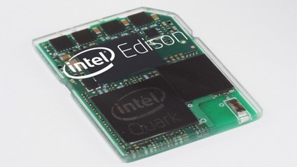Intel's "Edison" PC - Computer Size of SD Card