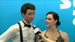 Tessa Virtue and Scott Moir discuss their ice dance short program