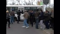 Protesters clash in Ukraine, at least 7 injured