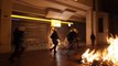 Greeks Defy Ban on Athens Protests and scuffle with Police