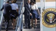 President Obama Saves First Lady Michelle Obama From Embarrassing Wardrobe Malfunction