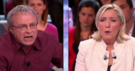 Clash entre Marine Le Pen et Jean-Pierre Mercier - ZAPPING ACTU DU 11/04/2014