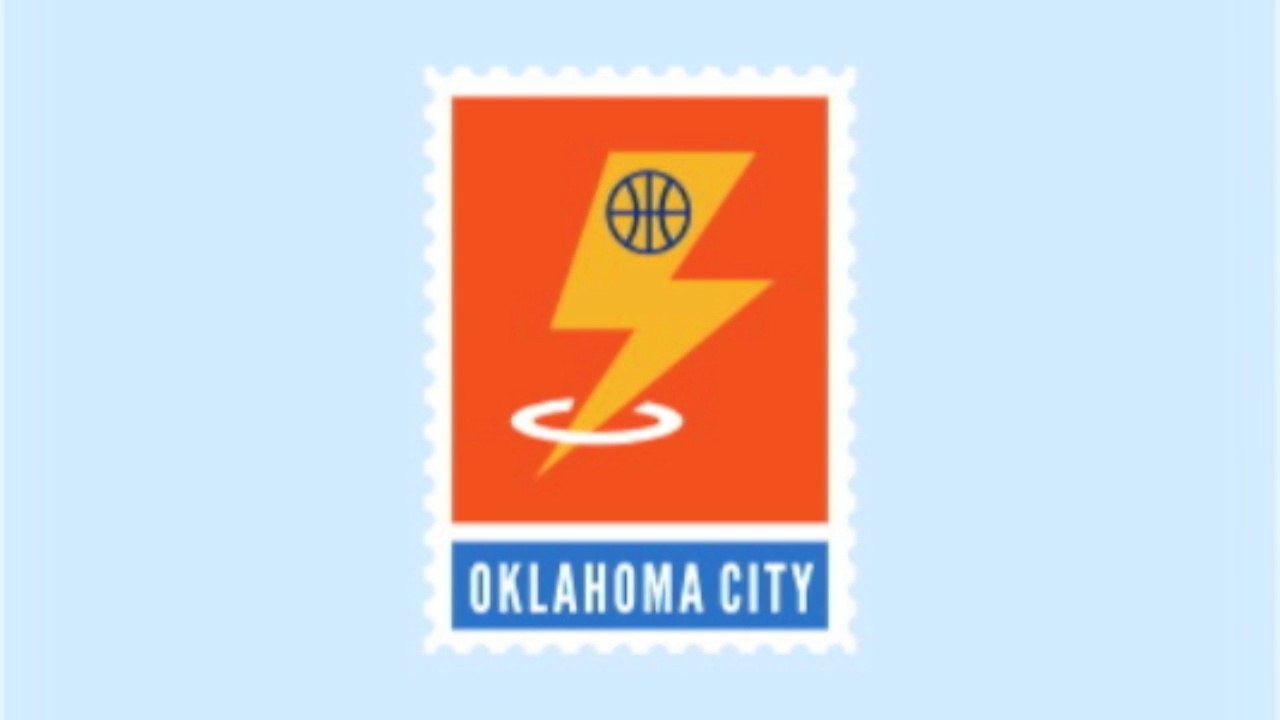 Les logos des franchises NBA, version timbrée