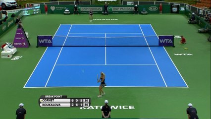 Katowice - Cornet en demi-finale