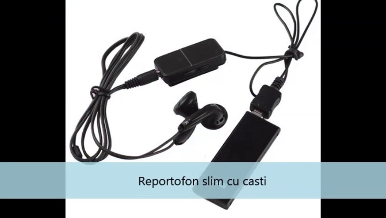 Reportofon de spionaj performant mascat in mp3 player - super reportofon spy