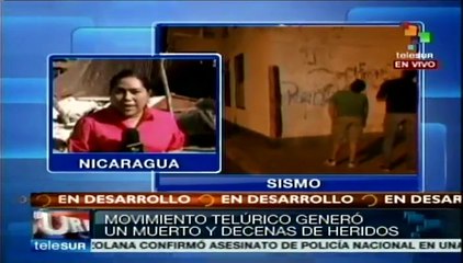 Alerta roja en Nicaragua por terremoto
