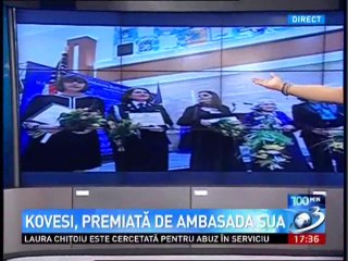 KOVESI (DNA) premiata de SUA, jandarmul mondial si stapanul Romaniei