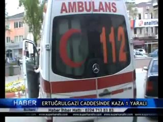 ERTUĞRULGAZİ CADDESİNDE KAZA 1 YARALI