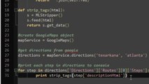 Learn Python Programming Tutorial 25 | Getting Directions Google Maps API pt2