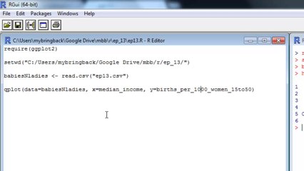 Learn R quick and diRty 13 - Scatter Plot Basics with GGPlot