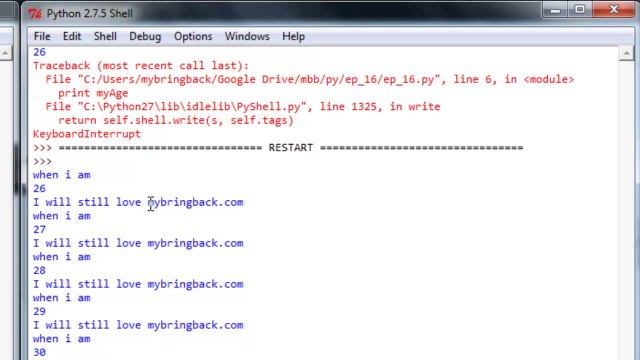 Learn Python Programming Tutorial 16 | Conditional Loops