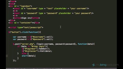 jQuery and AJAX Tutorials 47 | Login System Part 3