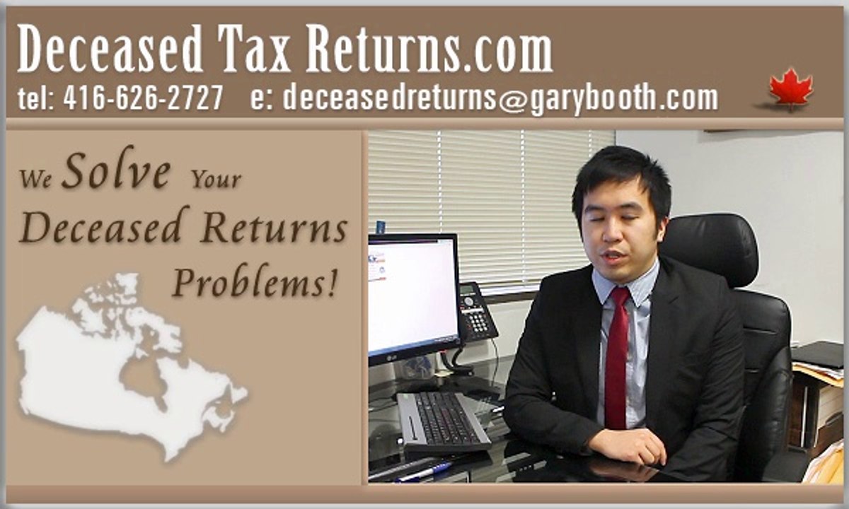 Deceased Tax Returns.com | Filing Returns for Deceased Persons in Canada